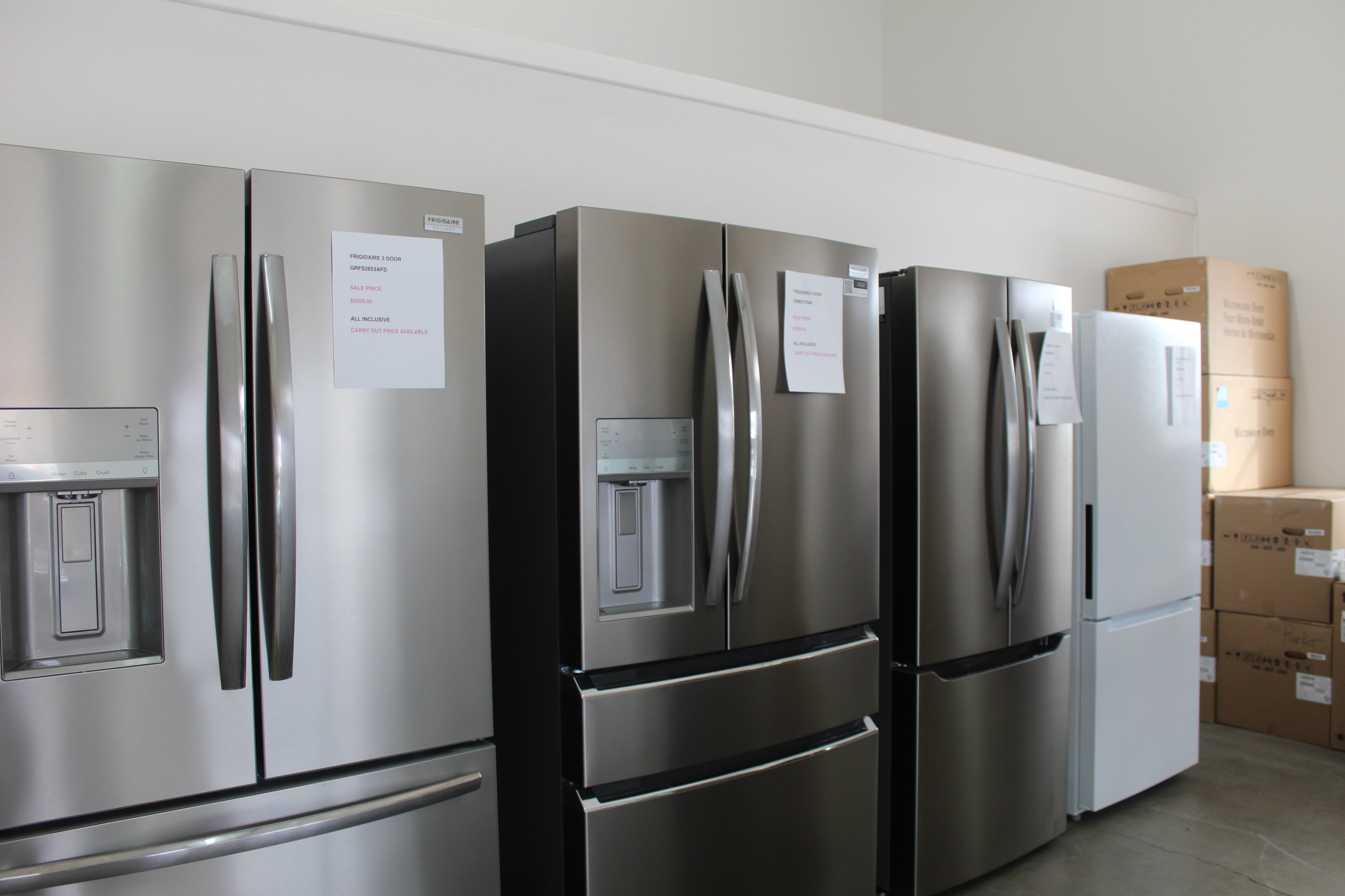 Frigidaire refrigerators